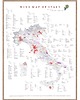 plakaty WINO Włochy regiony winiarskie plakat mapa 1