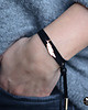 bransoletki skórzane Mini feather black 2