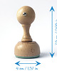 stemple Stempel królowa Marysieńka 6