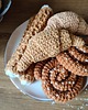 zabawki - inne Croissant, szydełkowy rogalik do zabawy w cukiernię lub kawiarnię. 3