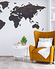 Ozdoby na ścianę Mapa Świata 150x70x06cm Granice Napisy PL 7