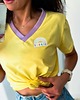 t-shirt damskie Miętowa koszulka  przed Tobą wszystko 1