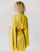 bluzki z długim rękawem damskie Bluzka Hippie Yellow Print 2