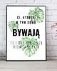 grafiki i ilustracje plakat z napisami CI KTÓRZY W TYM DOMU BYWAJĄ 3