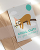 kartki okolicznościowe - wydruki Kartka urodzinowa - Chill Out - Leniwiec 1