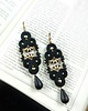 kolczyki soutache Anabelle Czarne kolczyki sutasz 1