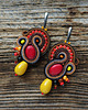 kolczyki soutache Autumn Garden - etniczne kolczyki soutache 3