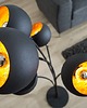 lampy do pokoju dziecka Lampa stojąca Hammered Magma black golden 170cm 3
