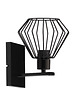 kinkiety Industrialny kinkiet do salonu w czarnym kolorze SUEZ LOFT 2