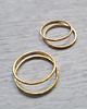 obrączki Zestaw 4 obrączek SLIM mosiądz 1