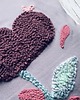 poduszki plecione Poduszka kwiaty punch needle boho natural 1