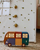 lampy do pokoju dziecka Drewniana Lampka Hippie Van - Blue & White 8