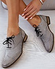 półbuty damskie Skórzane półbuty jazzówki Zapato model 246 grafit 1