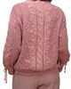 swetry damskie  Sweter różowy z warkoczami i haftami, rozmiar XL/XXL 4