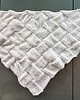szale damskie Biała Chusta Bandana Plecionka Entrelac 4