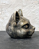 figurki i rzeźby Rzeźba Głowa kota złoty wys. 7,3 cm 3