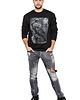 bluzy męskie Bluza marki UNDERWORLD unisex Raven 4