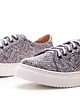 trampki damskie Trampki - Sneakersy skórzane z wzorem (6682) 5