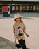 t-shirty dla chłopców T-shirt oversize Louis Teddy cream 6