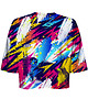 t-shirt damskie DR.CROW T-shirt Krótki CROP Abstract Background 1
