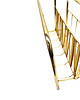 gazetniki Gazetnik stojak na gazety vintage, Niemcy lata 70., styl Hollywood Regency 3