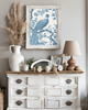 grafiki i ilustracje DWA PLAKATY niebieskie chinoiserie ,toile de jouy 2