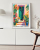 plakaty PLAKAT  St Tropez, kot Matisse obraz, kolorowa dekoracja ścienna 1