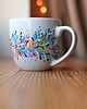 kubki Kubek Multikolor Porcelana Ręcznie Malowany 2