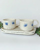 kubki Kubek ceramiczny z talerzykiem 5