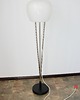 lampy podłogowe Lampa podłogowa A. Gałęcki, Polska, lata 70., metal i szkło, vintage 1