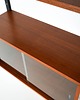 półki Regał systemowy tekowy, duński design, lata 60, produkcja: Dania 9