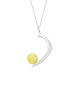 wisiory Amber as a Pearl / silver necklace with Amber 1