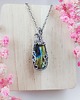 wisiory Naszyjnik Labradoryt stal chirurgiczna wisiorek handmade 1
