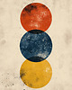 plakaty Plakat - Abstract  Circles 2