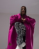 płaszcze damskie Płaszcz longline hoodie oversize fuksja 8