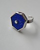 pierścionki srebrne -lapis lazuli geometrycznie- 4