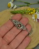 bransoletki wire wrapping Bransoletka z brązową perłą, wire wrapping perła 2