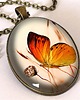 zegarki damskie Skórzany zegarek Romantyczny motyl - 0696 4