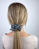 gumki do włosów Bawełniana Scrunchie do włosów Vichy Black 1