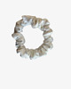 gumki do włosów Gumka jedwabna, scrunchie, frotka white lotus MINI 2