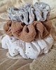 gumki do włosów Zestaw 3 scrunchie 1