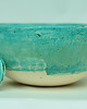 umywalki Umywalka ceramiczna nablatowa 30 cm Turkus B 1