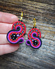 kolczyki soutache Małe kolczyki sutasz 4