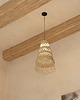 lampy wiszące Lampa wisząca pleciona ze słomy LAHYS, Ø 28 cm 1