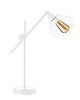 lampy stołowe Czarna lampka biurkowa z regulowanym ramieniem MUBI LOFT w stylu loft 2