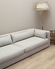 sofy i szezlongi Sofa szara, skandynawski design, lata 00 1
