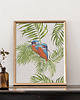 plakaty Plakat 50x40 Zimorodki Zielone Palmy 2