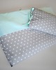 poduszki do pokoju dziecka Star Dreams -mint&grey 4