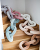 poduszki supły Poduszka Łańcuch, Chain Pillow Szałwiowa 5