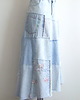 spódnice maxi Patchworkowa spódnica jeans r.48 4